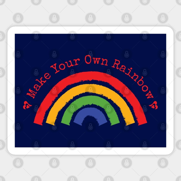 Make Your Own Rainbow Magnet by dkdesigns27